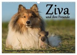 Ziva und ihre Freunde (Wandkalender 2024 DIN A3 quer), CALVENDO Monatskalender von Schmäing,  Werner