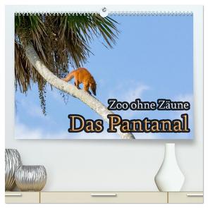 Zoo ohne Zäune – Das Pantanal (hochwertiger Premium Wandkalender 2024 DIN A2 quer), Kunstdruck in Hochglanz von Sobottka,  Joerg