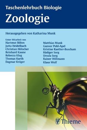 Taschenlehrbuch Biologie: Zoologie von Böhm,  Hartmut, Heidelbach,  Jutta, Hoelscher,  Christian, Kaune,  Reinhard, Münk,  Katharina