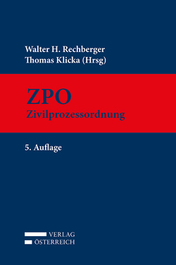 ZPO von Rechberger,  Walter