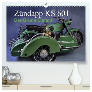 Zündapp KS 601 (hochwertiger Premium Wandkalender 2024 DIN A2 quer), Kunstdruck in Hochglanz von Laue,  Ingo