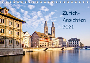 Zürich-Ansichten 2021CH-Version (Tischkalender 2021 DIN A5 quer) von Jaenecke,  Sven