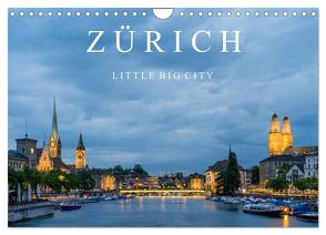 ZÜRICH – Little Big City (Wandkalender 2024 DIN A4 quer), CALVENDO Monatskalender von Caccia,  Enrico