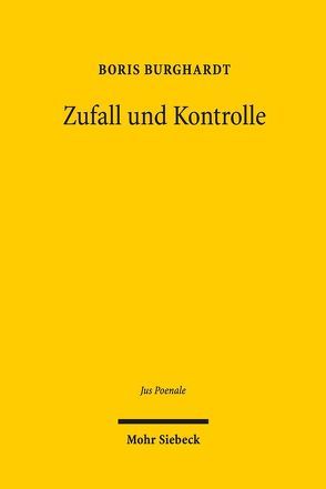 Zufall und Kontrolle von Burghardt,  Boris