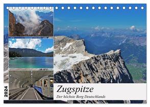 Zugspitze – Der höchste Berg Deutschlands (Tischkalender 2024 DIN A5 quer), CALVENDO Monatskalender von TakeTheShot,  TakeTheShot