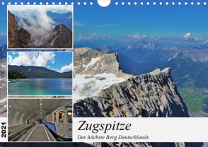 Zugspitze – Der höchste Berg Deutschlands (Wandkalender 2021 DIN A4 quer) von TakeTheShot