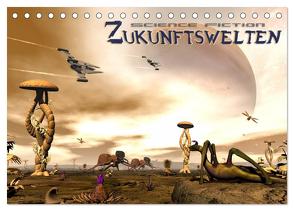 Zukunftswelten (Science Fiction) (Tischkalender 2024 DIN A5 quer), CALVENDO Monatskalender von Schröder,  Karsten