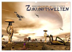 Zukunftswelten (Science Fiction) (Wandkalender 2024 DIN A2 quer), CALVENDO Monatskalender von Schröder,  Karsten