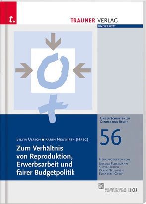 Zum Verhältnis von Reproduktion, Erwerbsarbeit und faire Budgetpolitik, Linzer Schriften zu Gender und Recht, Band 56 von Floßmann,  Ursula, Greif,  Elisabeth, Neuwirth,  Karin, Ulrich,  Silvia