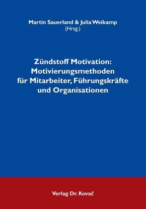 Zündstoff Motivation: Motivierungsmethoden für Mitarbeiter, Führungskräfte und Organisationen von Sauerland,  Martin, Weikamp,  Julia