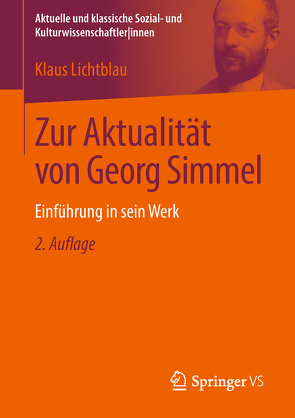 Zur Aktualität von Georg Simmel von Lichtblau,  Klaus