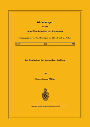 Zur Modulation der kosmischen Strahlung von Müller,  H.-J.