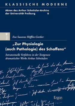 „Zur Physiologie (auch Pathologie) des Schaffens“ von Höfflin-Grether,  Eva Susanne