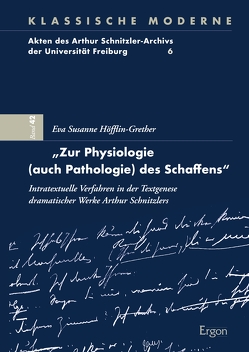„Zur Physiologie (auch Pathologie) des Schaffens“ von Höfflin-Grether,  Eva Susanne