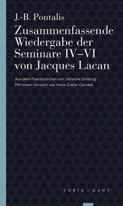 Zusammenfassende Wiedergabe der Seminare IV–VI von Jacques Lacan von Drobnig,  Johanna;Kleiner,  unter Mitarbeit von Hans Naumann;Gondek,  mit einem Vorwort von Hans-Dieter, Pontalis,  J B, Widmer,  Hans-Dieter Gondek