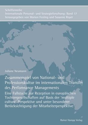 Zusammenspiel von National- und Professionskultur im internationalen Transfer des Performance Managements von Neumann,  Juliane