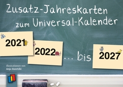 Zusatz-Jahreskarten zum Universal-Kalender, ab 2021 von Verlag an der Ruhr,  Redaktionsteam