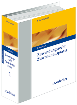 Zuwendungsrecht – Zuwendungspraxis von Krämer,  Erwin, Schmidt,  Jürgen