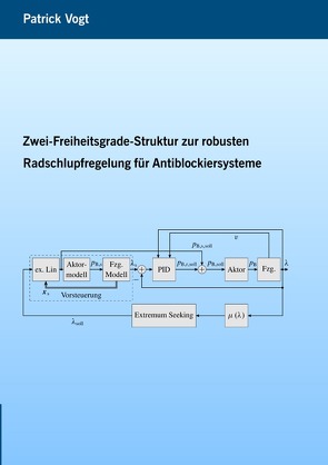 Zwei-Freiheitsgrade-Struktur zur robusten Radschlupfregelung für Antiblockiersysteme von Vogt,  Patrick