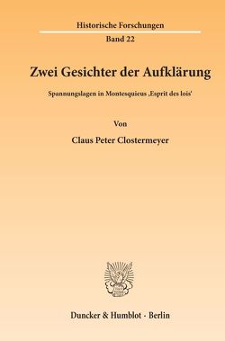 Zwei Gesichter der Aufklärung. von Clostermeyer,  Claus-Peter