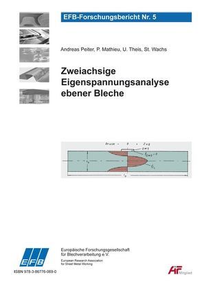 Zweiachsige Eigenspannungsanalyse ebener Bleche von Mathieu,  P., Peiter,  Arnold, Theis,  U., Wachs,  S.