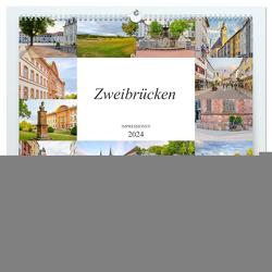 Zweibrücken Impressionen (hochwertiger Premium Wandkalender 2024 DIN A2 quer), Kunstdruck in Hochglanz von Meutzner,  Dirk