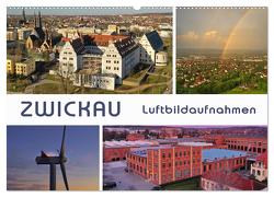 Zwickau – Luftaufnahmen (Wandkalender 2024 DIN A2 quer), CALVENDO Monatskalender von Kerzig,  Ralph