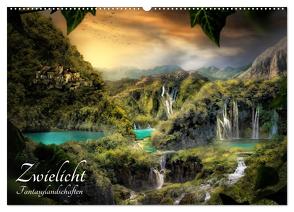 Zwielicht – Fantasylandschaften (Wandkalender 2024 DIN A2 quer), CALVENDO Monatskalender von Wunderlich,  Simone