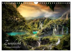 Zwielicht – Fantasylandschaften (Wandkalender 2024 DIN A4 quer), CALVENDO Monatskalender von Wunderlich,  Simone