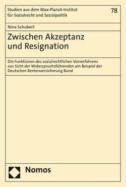 Zwischen Akzeptanz und Resignation von Schubert,  Nina