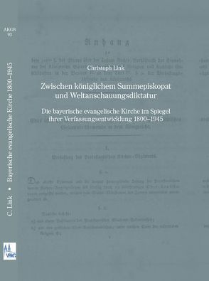 Zwischen königlichem Summepiskopat und Weltanschauungsdiktatur von Blaufuss,  Dietrich, Link,  Christoph