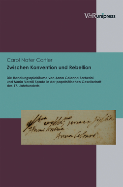Zwischen Konvention und Rebellion von Nater Cartier,  Carol