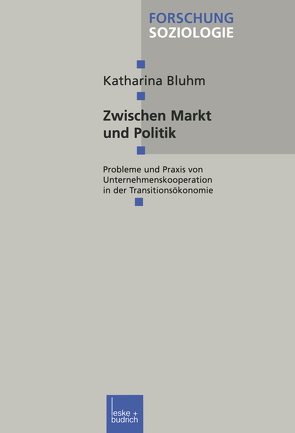 Zwischen Markt und Politik von Bluhm,  Katharina