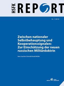 Zwischen nationaler Selbstbehauptung und Kooperationssignalen von Mueller,  Harald, Schmidt,  Hans-Joachim