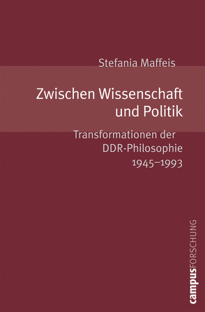 Zwischen Wissenschaft und Politik von Maffeis,  Stefania