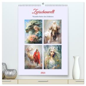 Zwischenwelt. Wandeln hinter den Schleiern (hochwertiger Premium Wandkalender 2024 DIN A2 hoch), Kunstdruck in Hochglanz von Hurley,  Rose