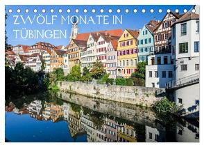 Zwölf Monate in Tübingen (Tischkalender 2024 DIN A5 quer), CALVENDO Monatskalender von Caladoart,  Caladoart