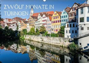 Zwölf Monate in Tübingen (Wandkalender 2018 DIN A2 quer) von Caladoart
