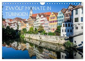 Zwölf Monate in Tübingen (Wandkalender 2024 DIN A4 quer), CALVENDO Monatskalender von Caladoart,  Caladoart