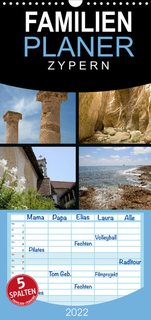 Zypern – Cyprus – Kypros – Familienplaner hoch (Wandkalender 2022 , 21 cm x 45 cm, hoch) von don.raphael@gmx.de